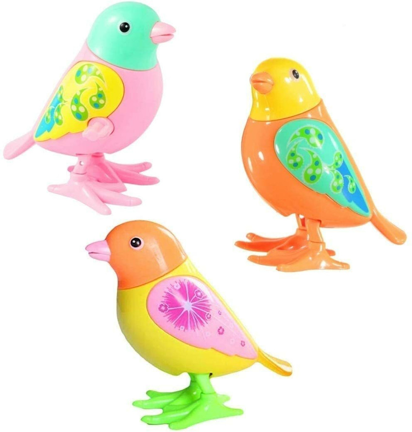 HEZKOL Key Operated Jumping Sparrow Toy Wind Up Sparrow Toy for