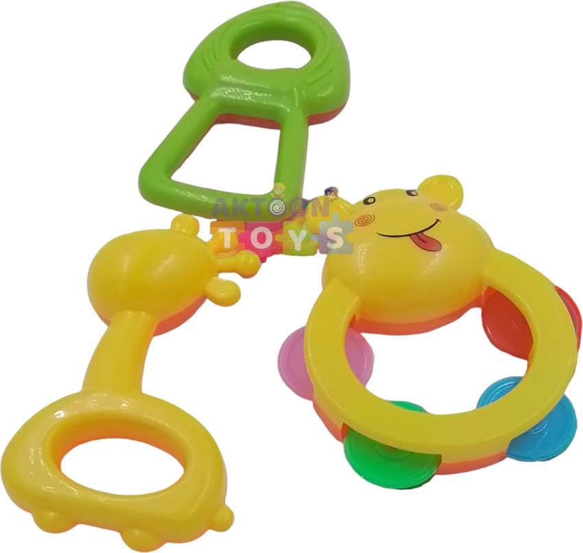AKTOON TOYS Rattle toys set of 3 Pieces infants baby Toy Rattle Price in  India - Buy AKTOON TOYS Rattle toys set of 3 Pieces infants baby Toy Rattle  online at