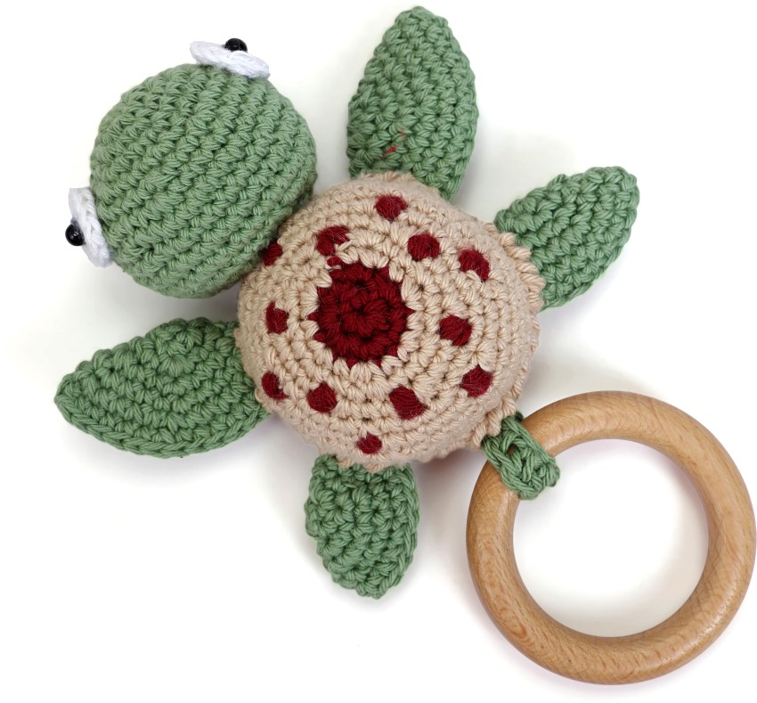 LOVE CROCHET ART Crochet Turtle Rattle for Newborn, Toy Natural Wood, Music  Shaker Rattle Rattle Price in India - Buy LOVE CROCHET ART Crochet Turtle  Rattle for Newborn, Toy Natural Wood, Music