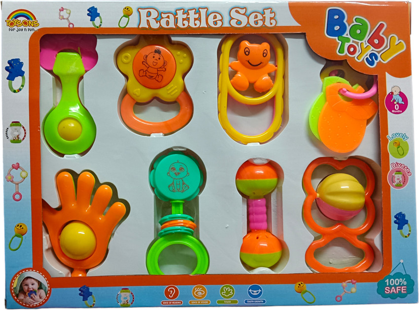 Rachna enterprise Best Quality Rattle Set Toys for Kids 8 Piece Multicolor Rattle Rattle Price in India Buy Rachna enterprise Best Quality Rattle Set Toys for Kids 8 Piece Multicolor Rattle