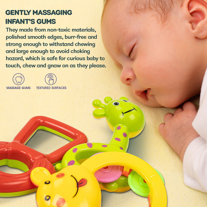 baybee Newborn baby toys Rattles Set for Babies 0 6 Months 3Pcs Rattle Set Multicolor Rattle Price in India Buy baybee Newborn baby toys Rattles Set for Babies 0 6 Months 3Pcs Rattle Set Multicolor
