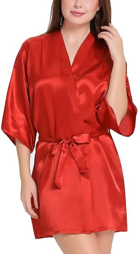 Short Satin Robes for Women - Up to 46% off