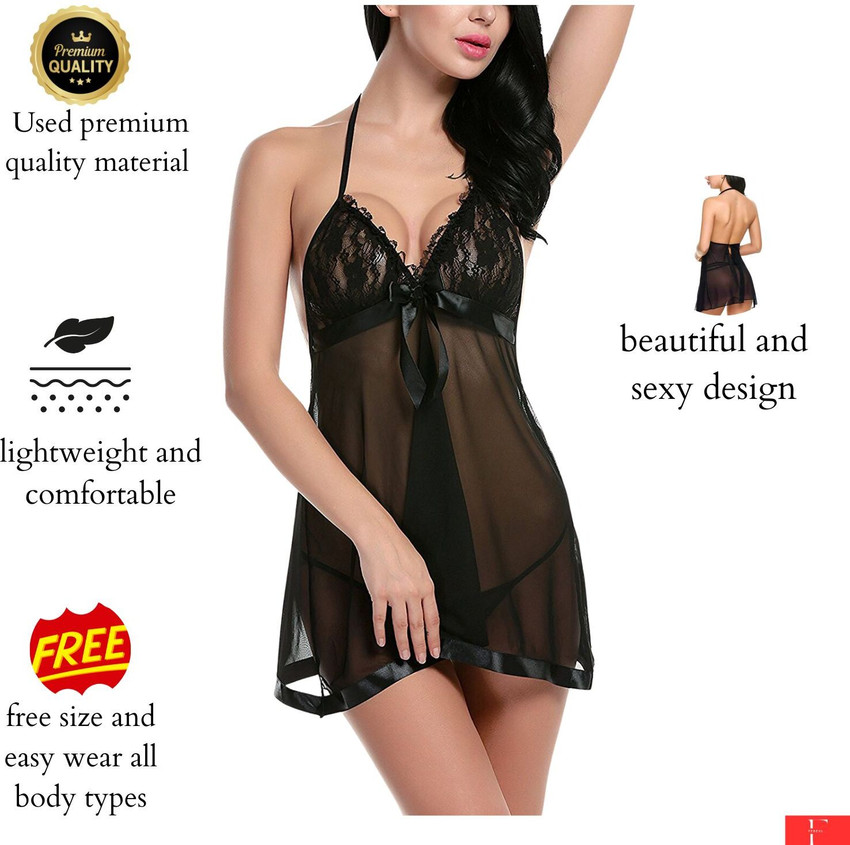 FEBEUL Women Babydoll Lingerie Set Self Design Sleeveless Hot Honeymoon Night Dress Self Design Women Swimsuit Buy FEBEUL Women Babydoll Lingerie Set Self Design Sleeveless Hot Honeymoon Night Dress S...