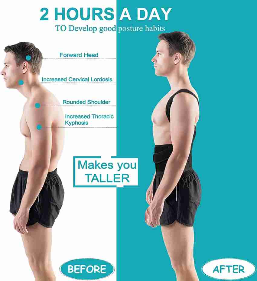 Stile Posture Corrector For Men & Women, Back Straight Belt Body