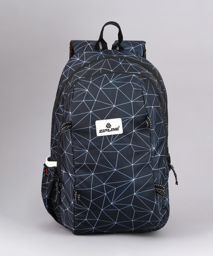 ZIPLINE Light Weight School College classes tuition bag for girls 18 L Backpack Black Price in India Flipkart