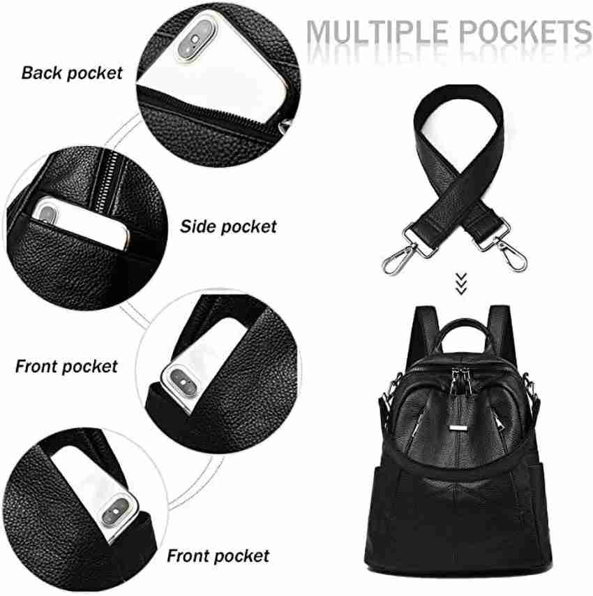 Women Oxford Schoolbag Men Messenger Bags Multi-Pockets Satchel