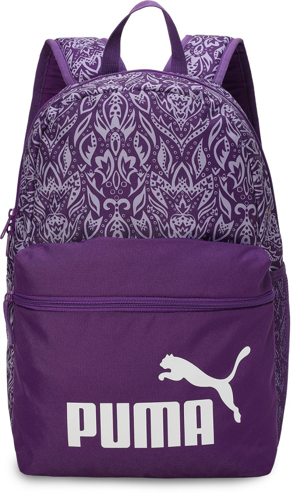 PUMA Phase AOP Backpack 22 L Backpack Purple Pop Oriental AOP Price in India Flipkart