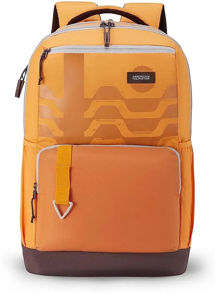 AMERICAN TOURISTER Mate 3.0 Casual Backpack 02 with Rain Cover 29 Litters 29 L Backpack Mustard Price in India Flipkart