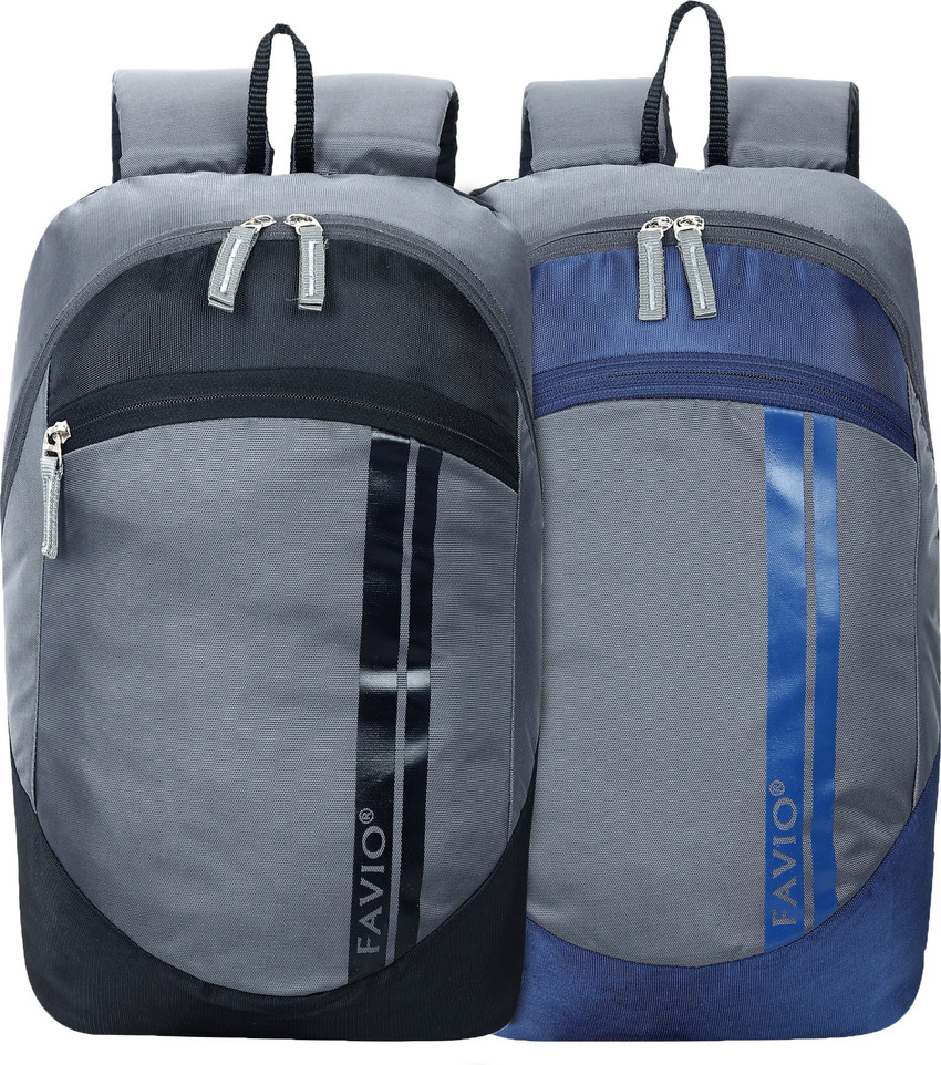 FAVIO MINI COLLEGE Sport Office Travelling Stylish Football BACKPACK 20 L Backpack Black Blue Price in India Flipkart