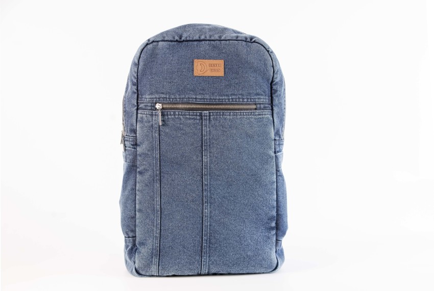 Denim hotsell laptop backpack