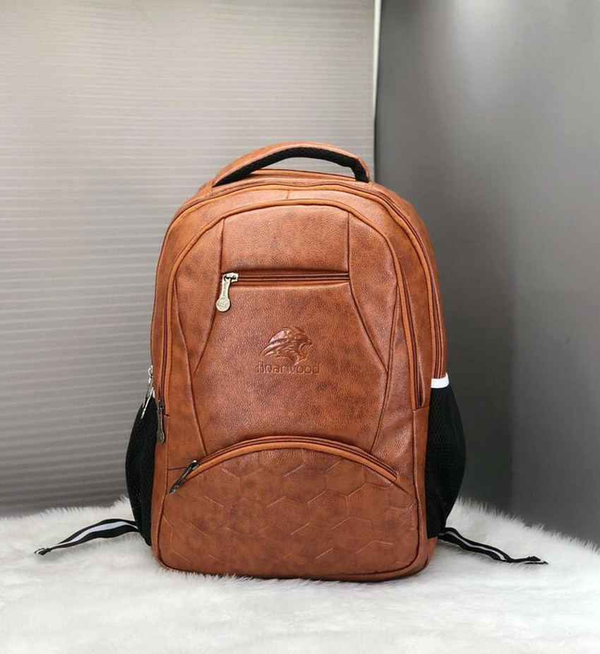 RoarWood Fancy Backpack School Ofiice Bag For Men And Boy 25 L Laptop Backpack Tan Price in India Flipkart