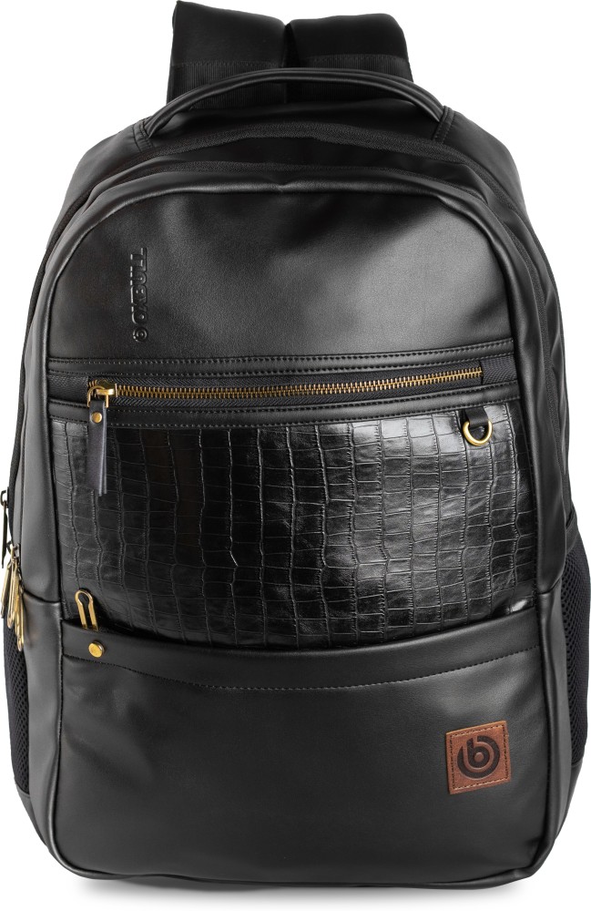 Oxbull CROCO 28 L Laptop Backpack BLACK Price in India Flipkart