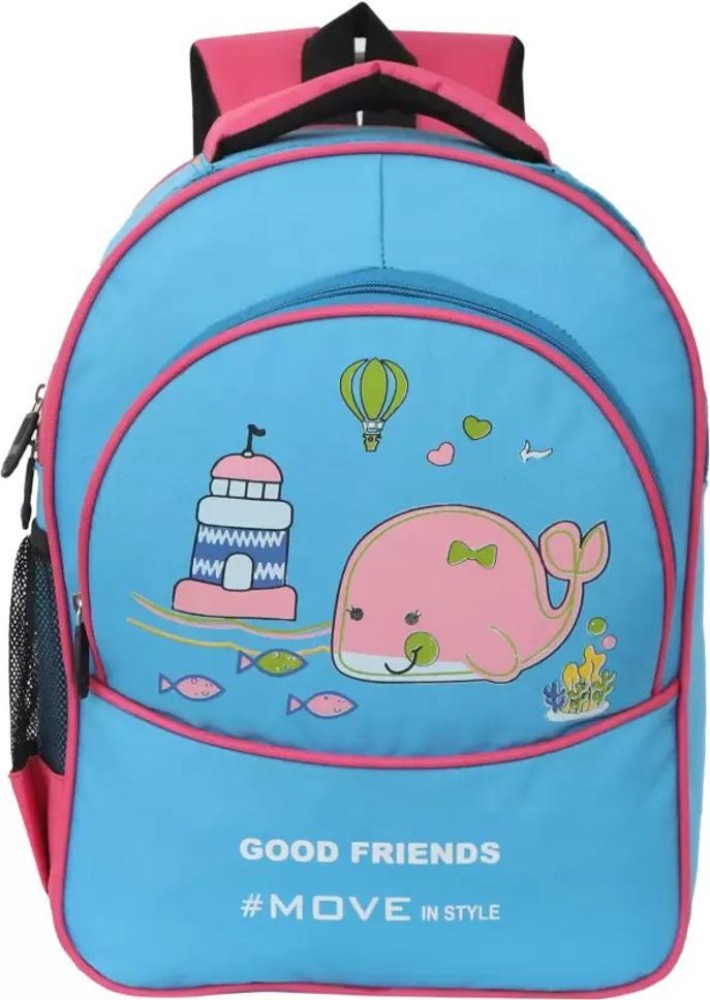 SPORT COLLECTION Fish Move in Style Backpack Best for Girls and