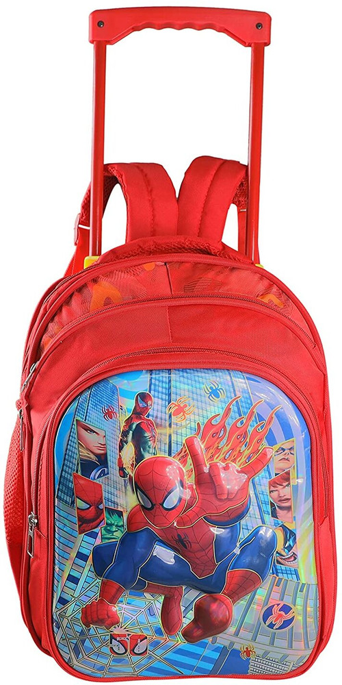 Spiderman school trolley bag clearance