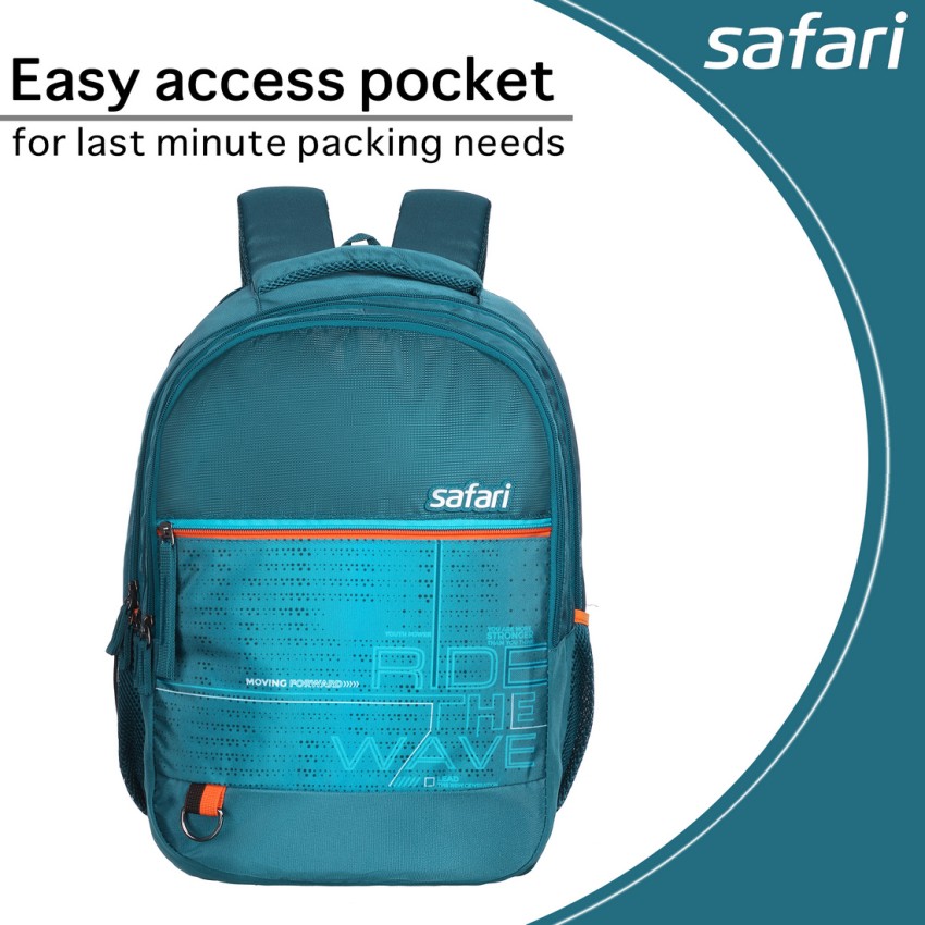 Safari Latch 40 Litre overnighter travel backpack (black), spacious laptop  backpack for office, business or leisure travel