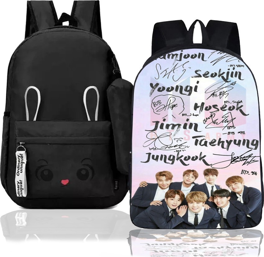 khatushyam collection Stylish BTS Printed On Front  Side, College/School/Tuition Backpack for BTS Lovers 10 L Backpack  Multicolor - Price in India