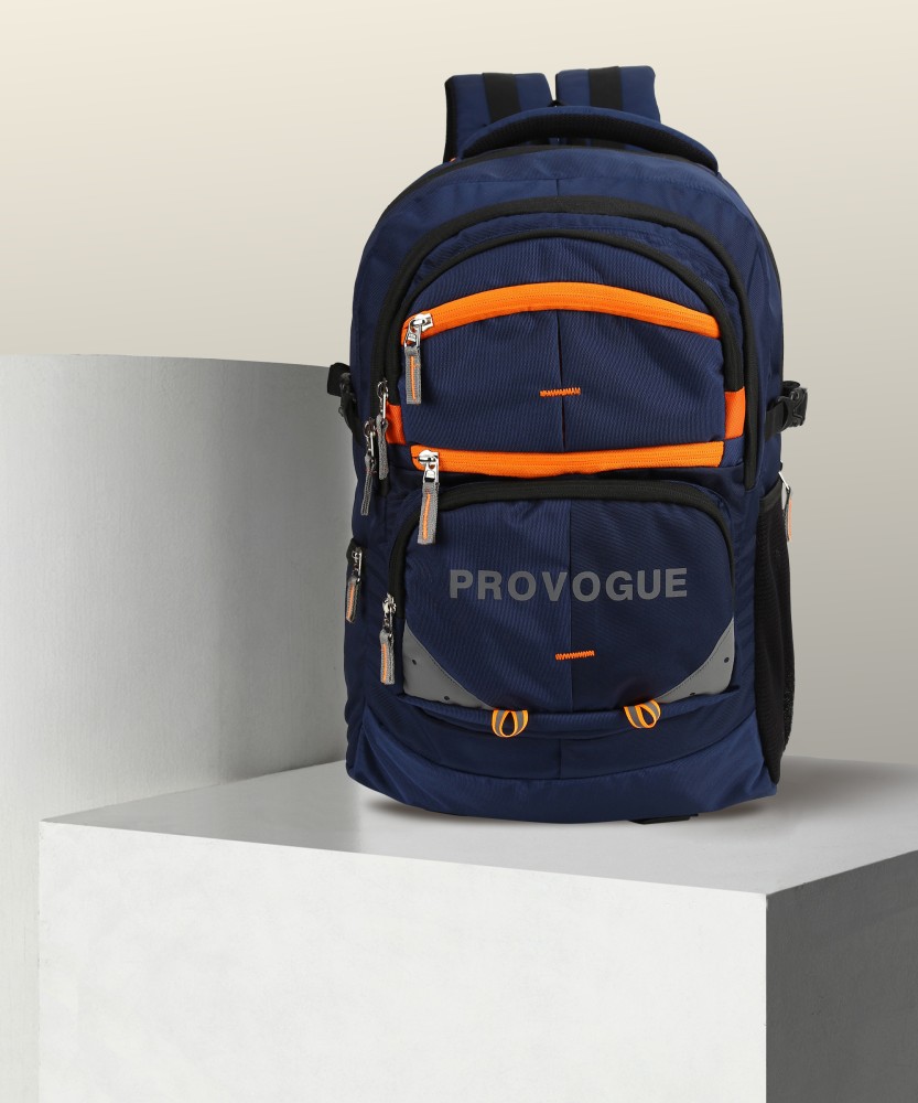 Provogue navy blue on sale backpack