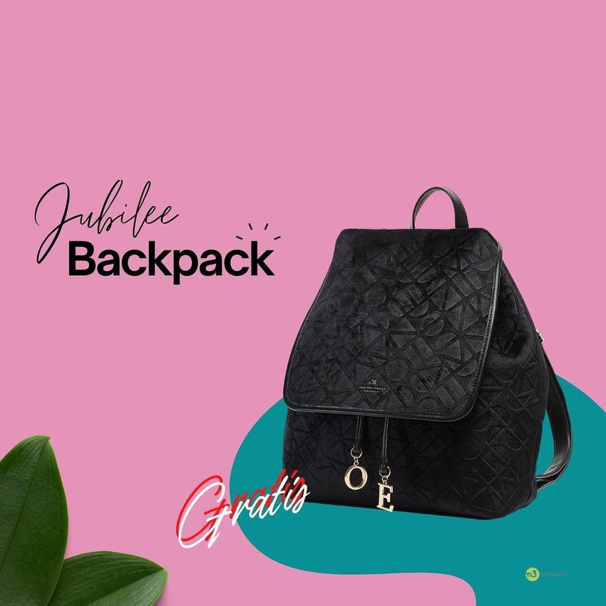 Oriflame Exklusiv Jubilee Backpack 15 L Backpack Black Price in