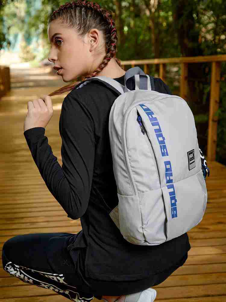 HRX Hrithik Roshan Unisex Grey Lifestyle Backpack 23 L Backpack