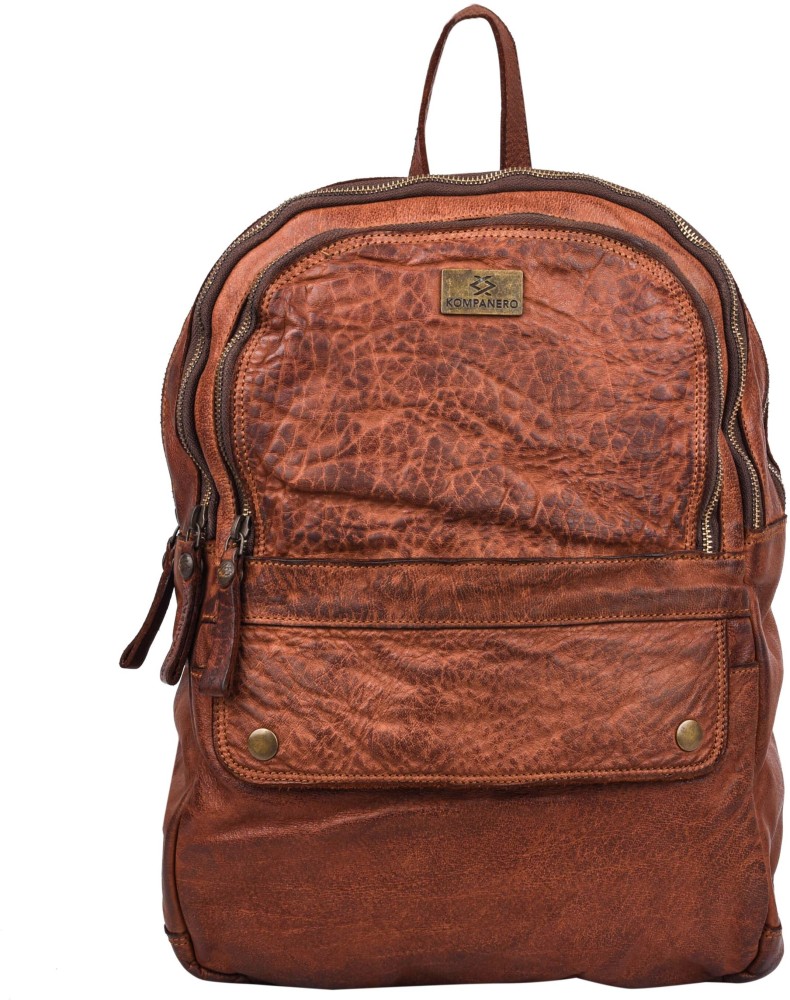 Kompanero shop leather backpack