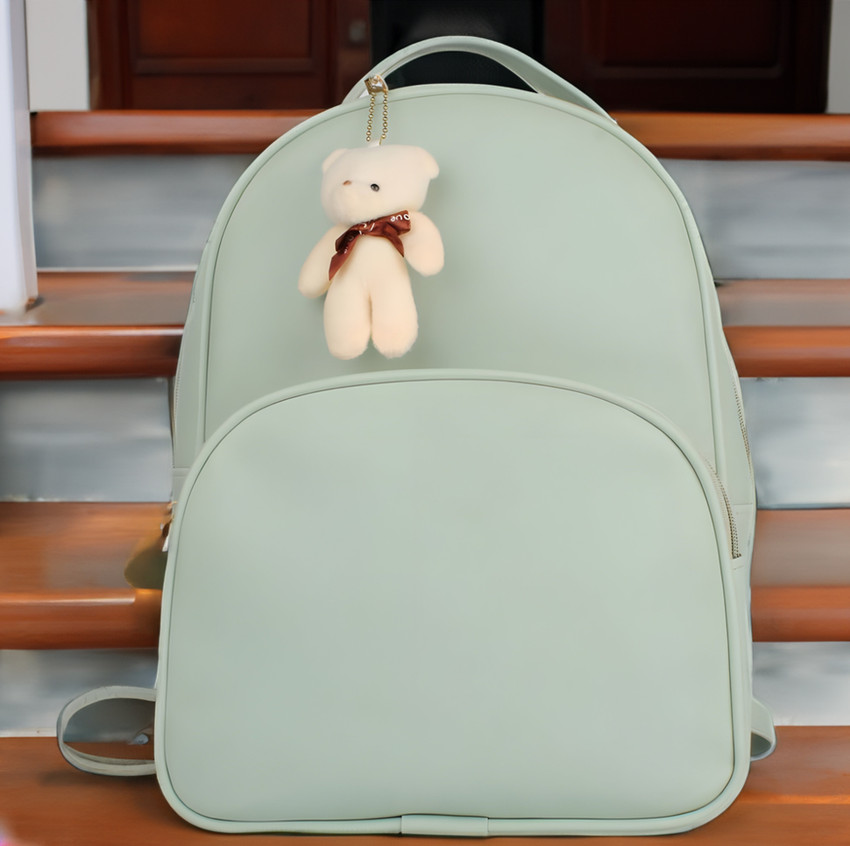 BAGGISTIC Backpack for women College bag for Girls Trendy Backpack Back Pack for ladies 7 L Backpack Pista Green Price in India Flipkart
