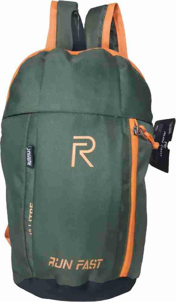 Green and orange outlet backpack