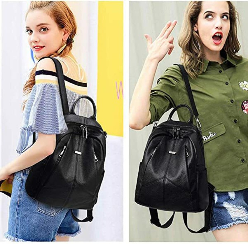 New Women's Backpack Genuine Leather Travel Shoulder Bag Girl  Multifunctional Small School Backpack - AliExpress