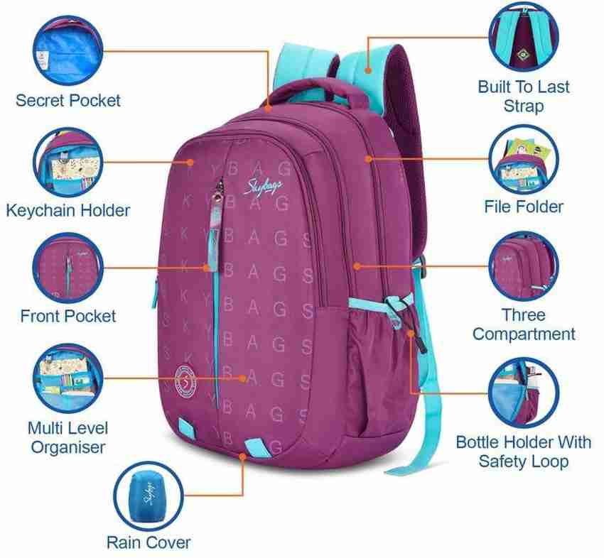 SKYBAGS DRIP PLUS 07 PINK 36 L Backpack PINK - Price in India