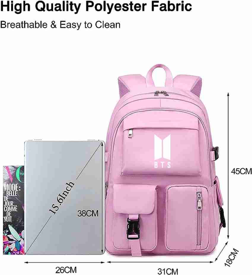 BTS Love Yourself Backpack with Laptop Partition Digital Printed Bag