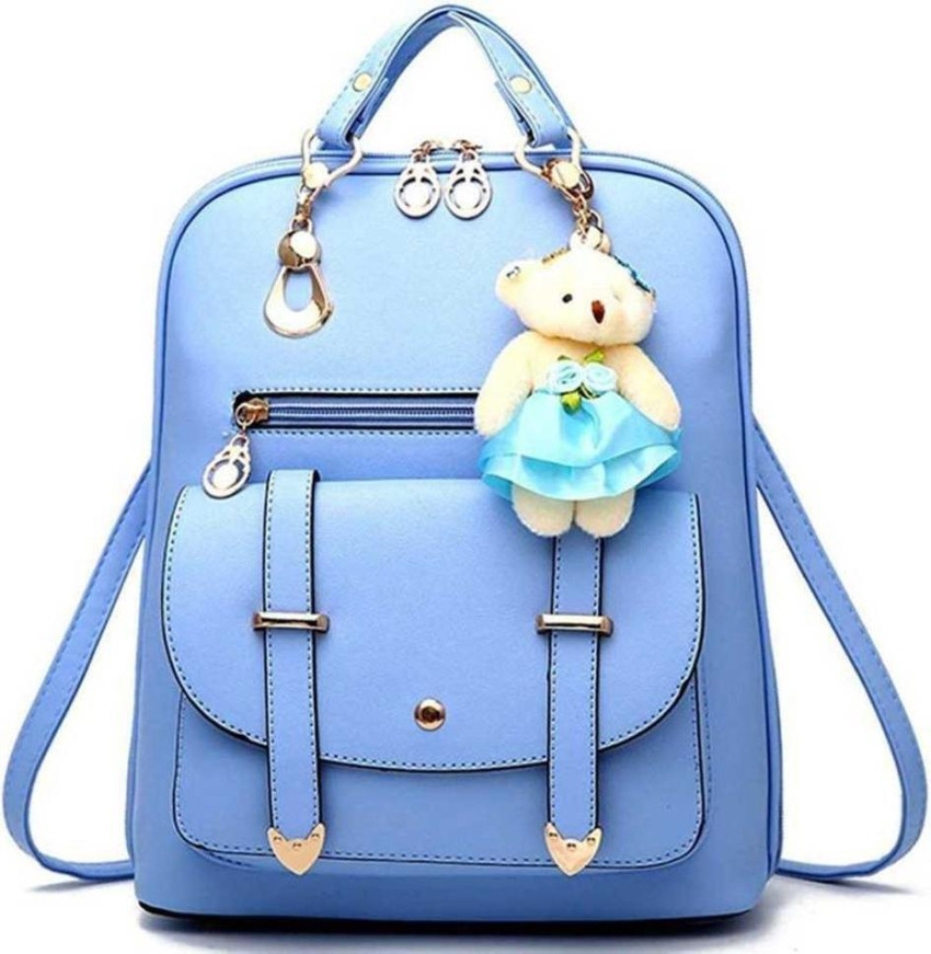 Shoppe Backpacks for girls latest Hand bag for women latest college bags 8 L Backpack Sky Blue Price in India Flipkart