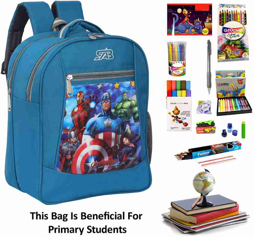SAB Bags Stylish School Bag for Kids Nursery to 3rd Class casual