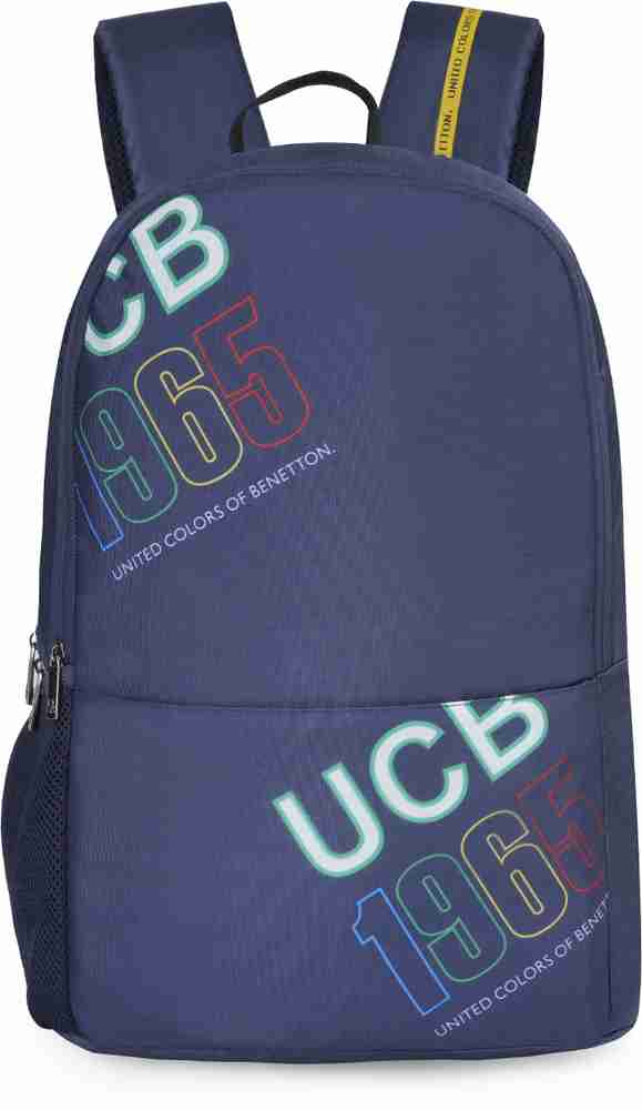 United Colors of Benetton Cosenza 19 L Laptop Backpack Navy Price in India Flipkart