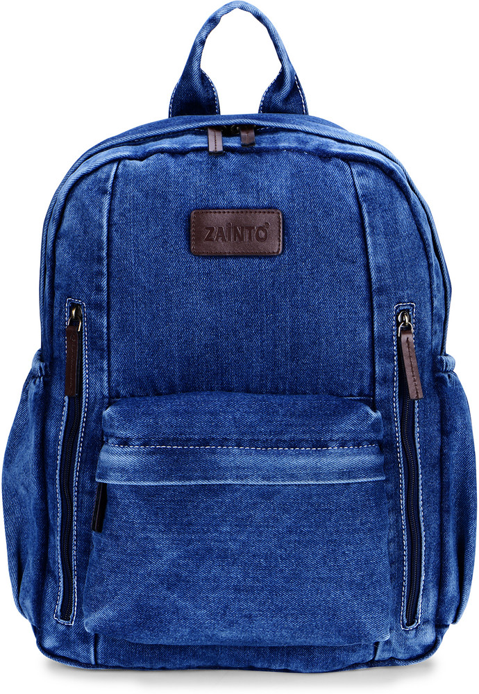 Denim backpack for women shop