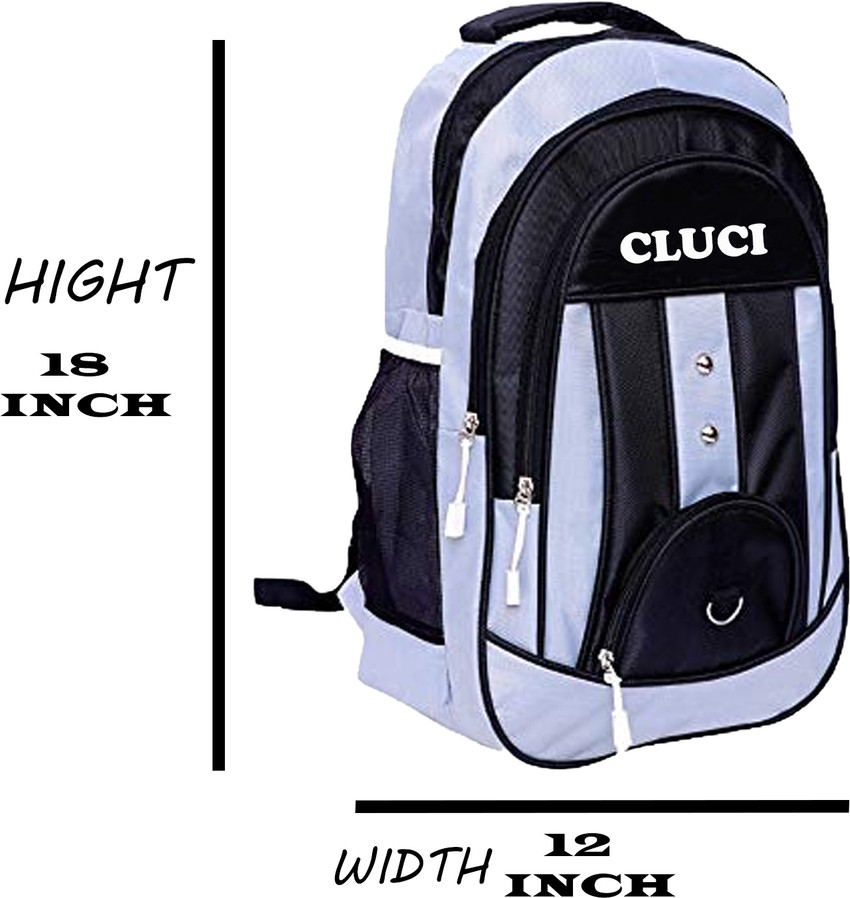 Blue Cross Lines School Backpack Class 5-10
