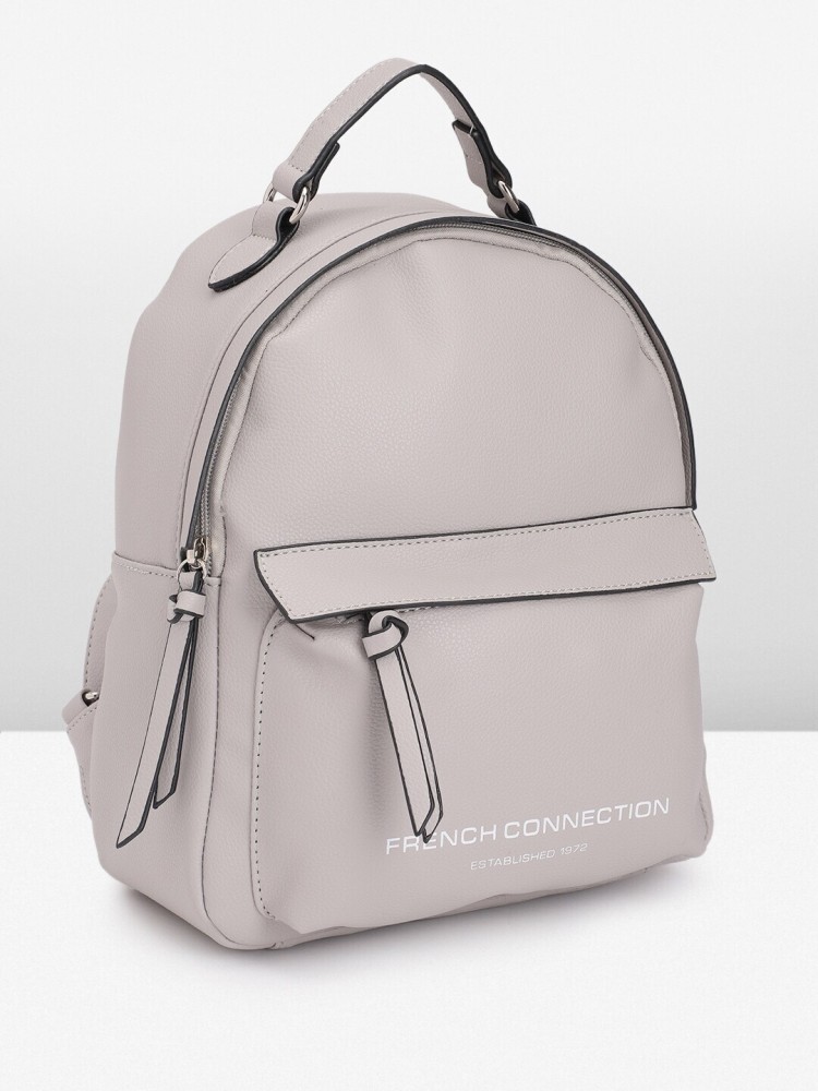 French Connection Women Backpack 23 L Backpack Grey Price in India Flipkart