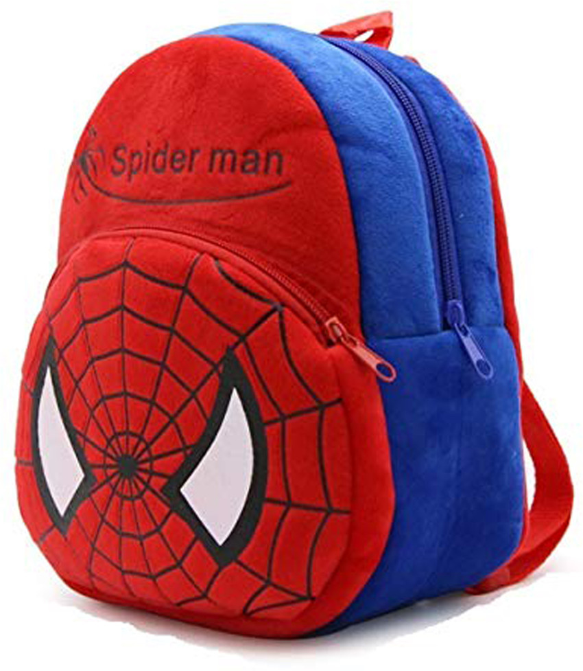 SafarEnterprises Spiderman School Bag for Kids Soft Plush Backpack for Small Age 2 to 6 Years 12 L Backpack Red Price in India Flipkart