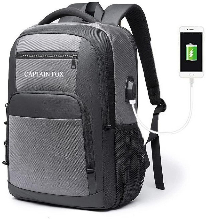 Original unisex usb charging backpack deals