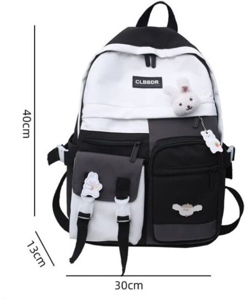 Toingo Inter college Korean Backpack for Girls High School Bags Women Casual Bookbag 22 L Laptop Backpack Black Price in India Flipkart