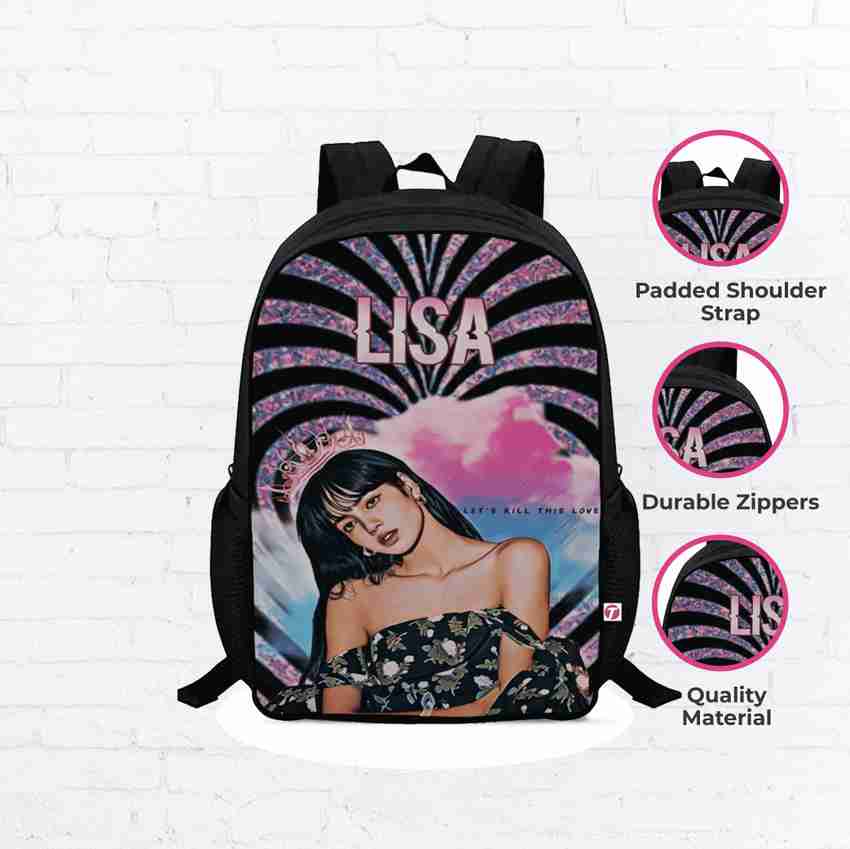 HeartInk Blackpink Theme Laptop Casual School Backpack COMBO OF 3 SIZE BAGS 35 L Backpack BLACK Price in India Flipkart