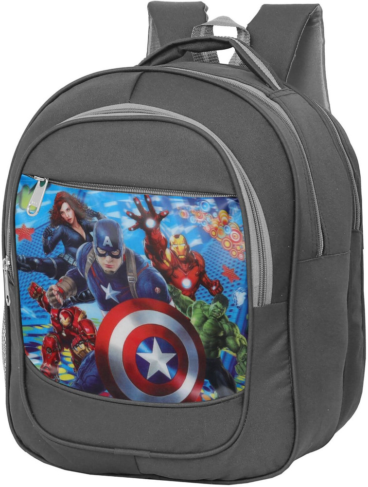Ultra Wise Polyester Avenger Captain America Shield school Bag