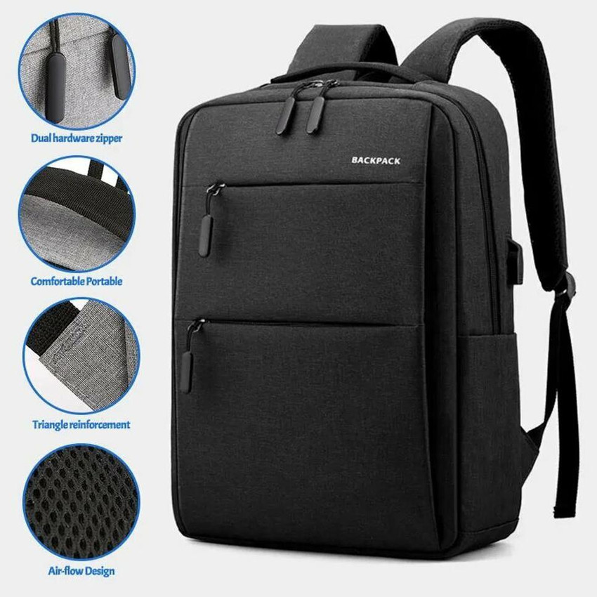 JIAANA Smart Backbag Large Outdoor Waterproof Travel Business Usb