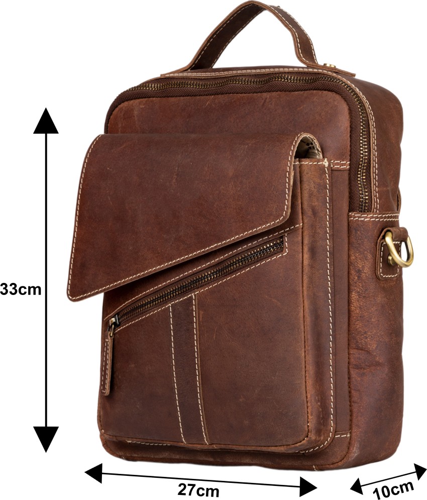 New Business Cool Men's Leather Shoulder Messenger Briefcase Bag Bookbag  Purses