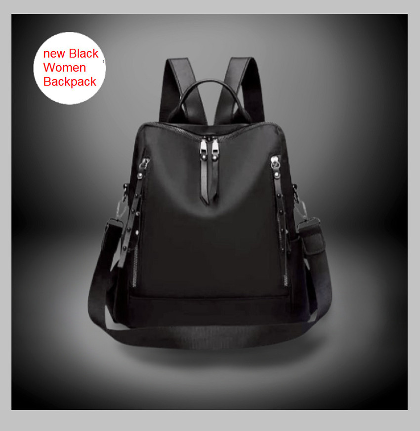 Large black backpack women's new arrivals
