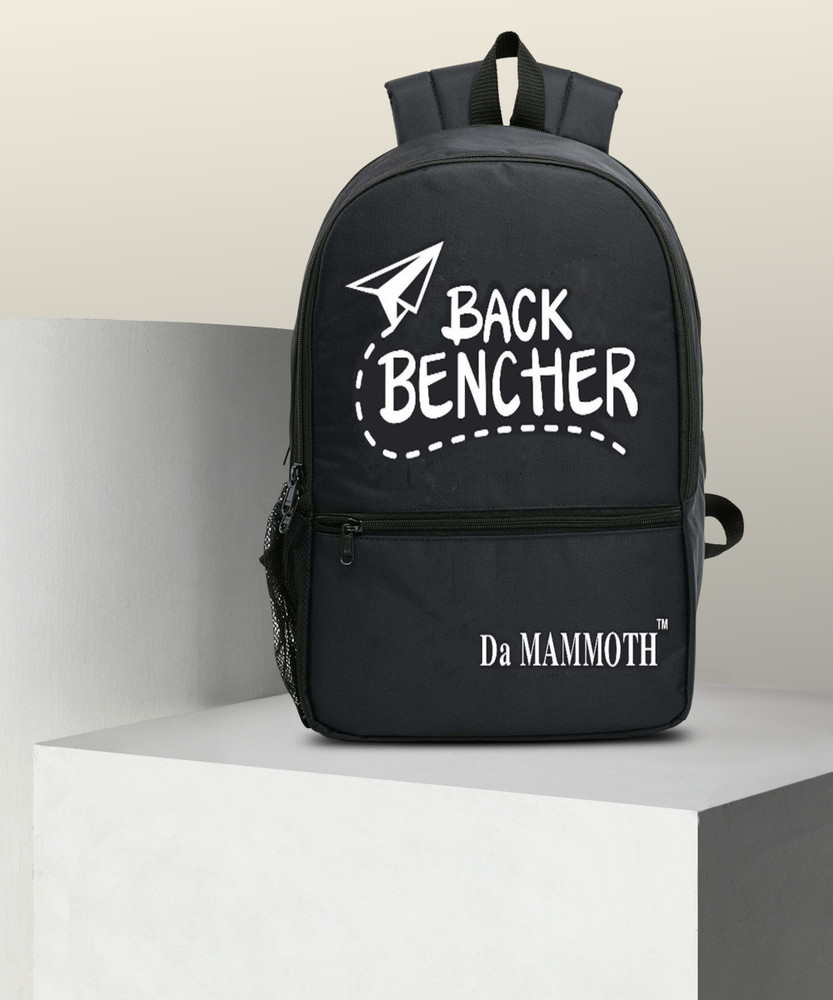 da mammoth NEW PRINTED BACK BENCHER DESIGN BAGS 28 L Laptop Backpack BLK005 Price in India Flipkart