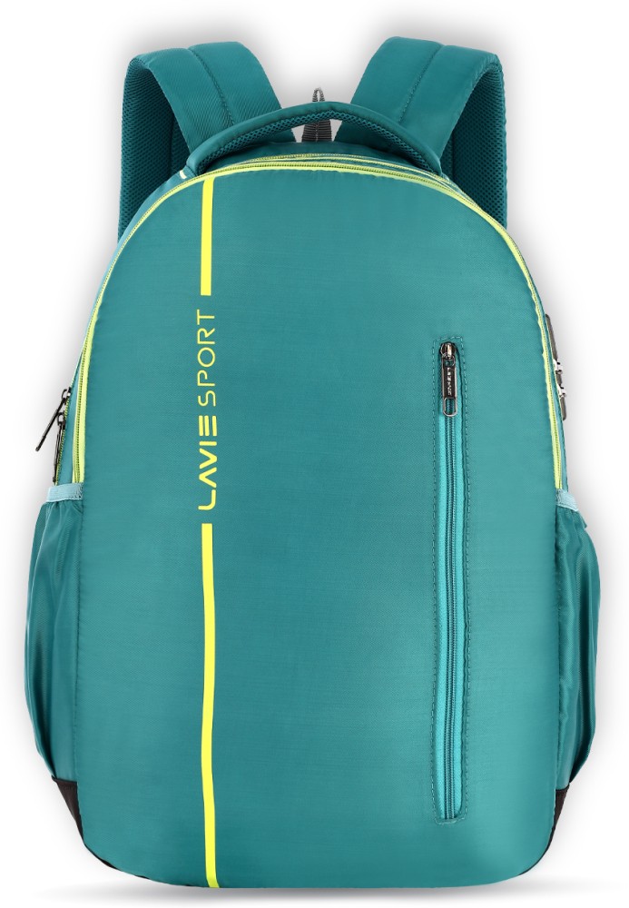 Lavie Sport Streak Anti Theft 36 L Laptop Backpack Teal Price in