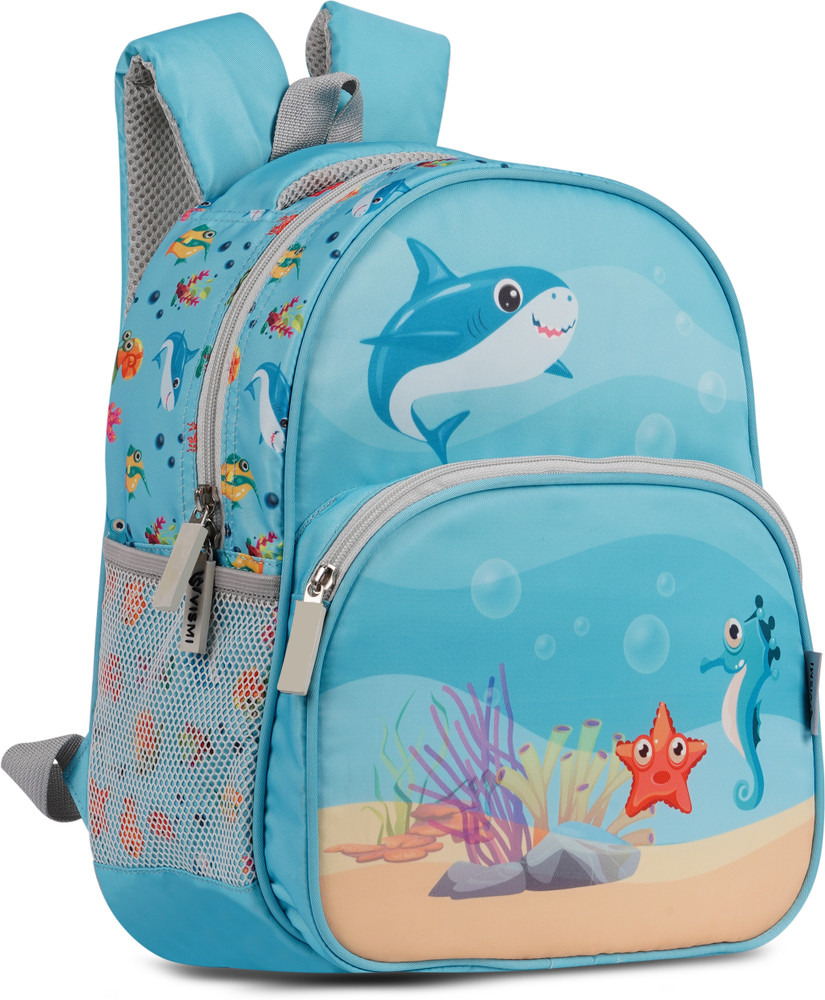 VISMIINTREND Cute Baby Shark School Backpack for Kids Boys and