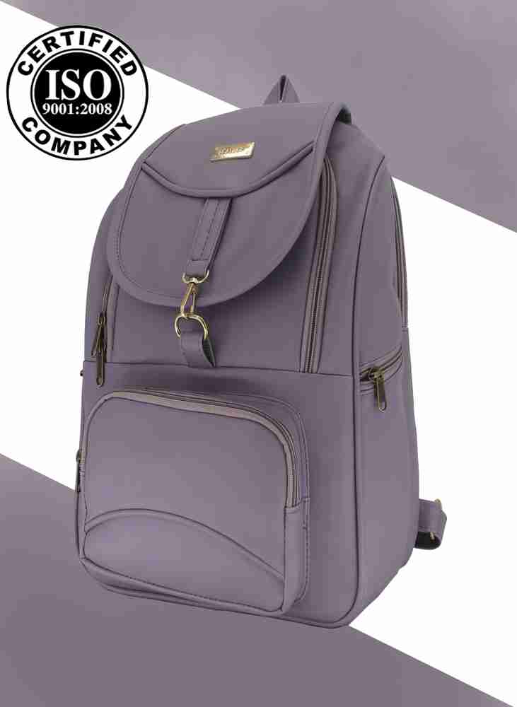 BIBO 18 litter lavender backpack bag for college girls and working women 18 L Backpack lavender Price in India Flipkart