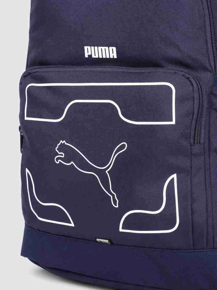 PUMA Maze Brand Logo Backpack 30 L Backpack Navy Blue Price in India Flipkart