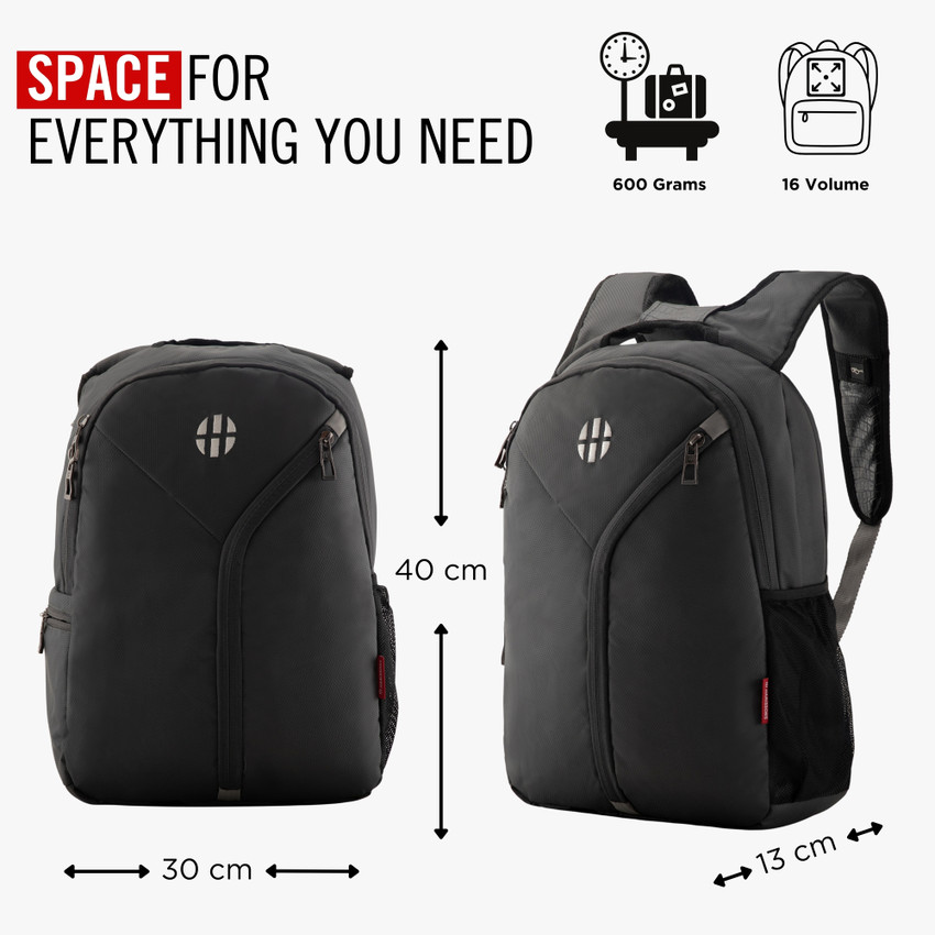 HARISSONS Twin Reversible 2 in 1 14 inch Laptop Backpacks for Men and Women Black 16 Ltrs 16 L Laptop Backpack Black Price in India Flipkart