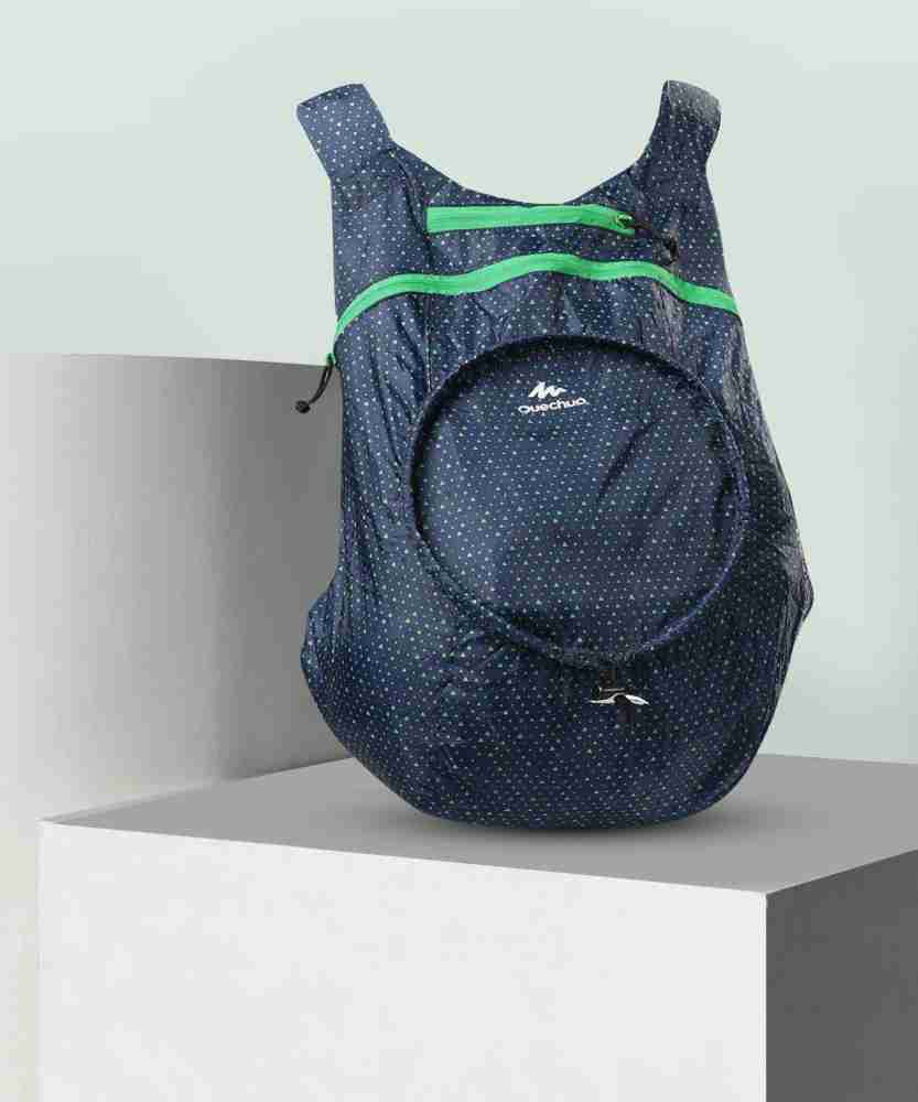 FORCLAZ By Decathlon Compact Travel Backpack 15L Blue 15 L Backpack Blue Price in India Flipkart